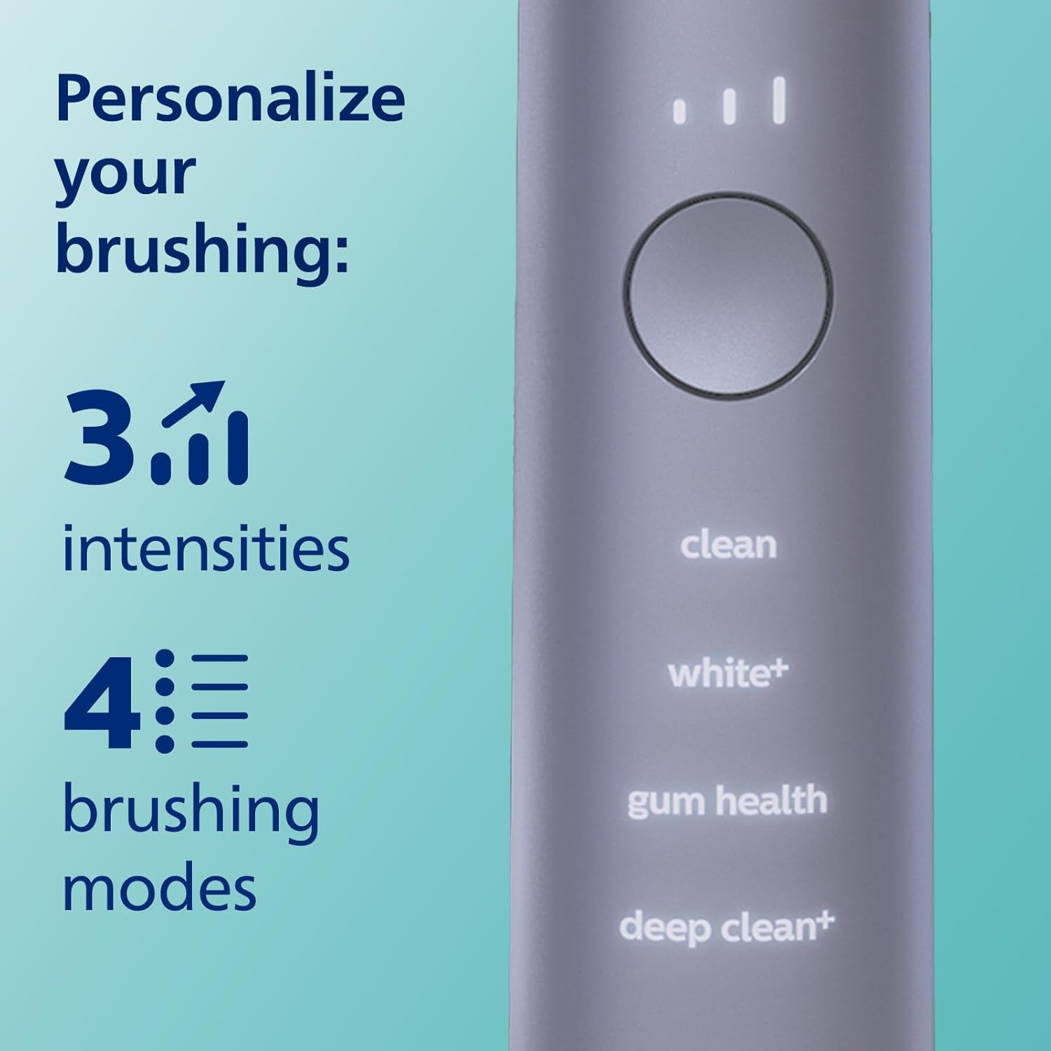 Thumbnail 2 de Philips Sonicare DiamondClean Smart 9300 Electric Toothbrush (HX9903/45) with App and Pressure Sensor