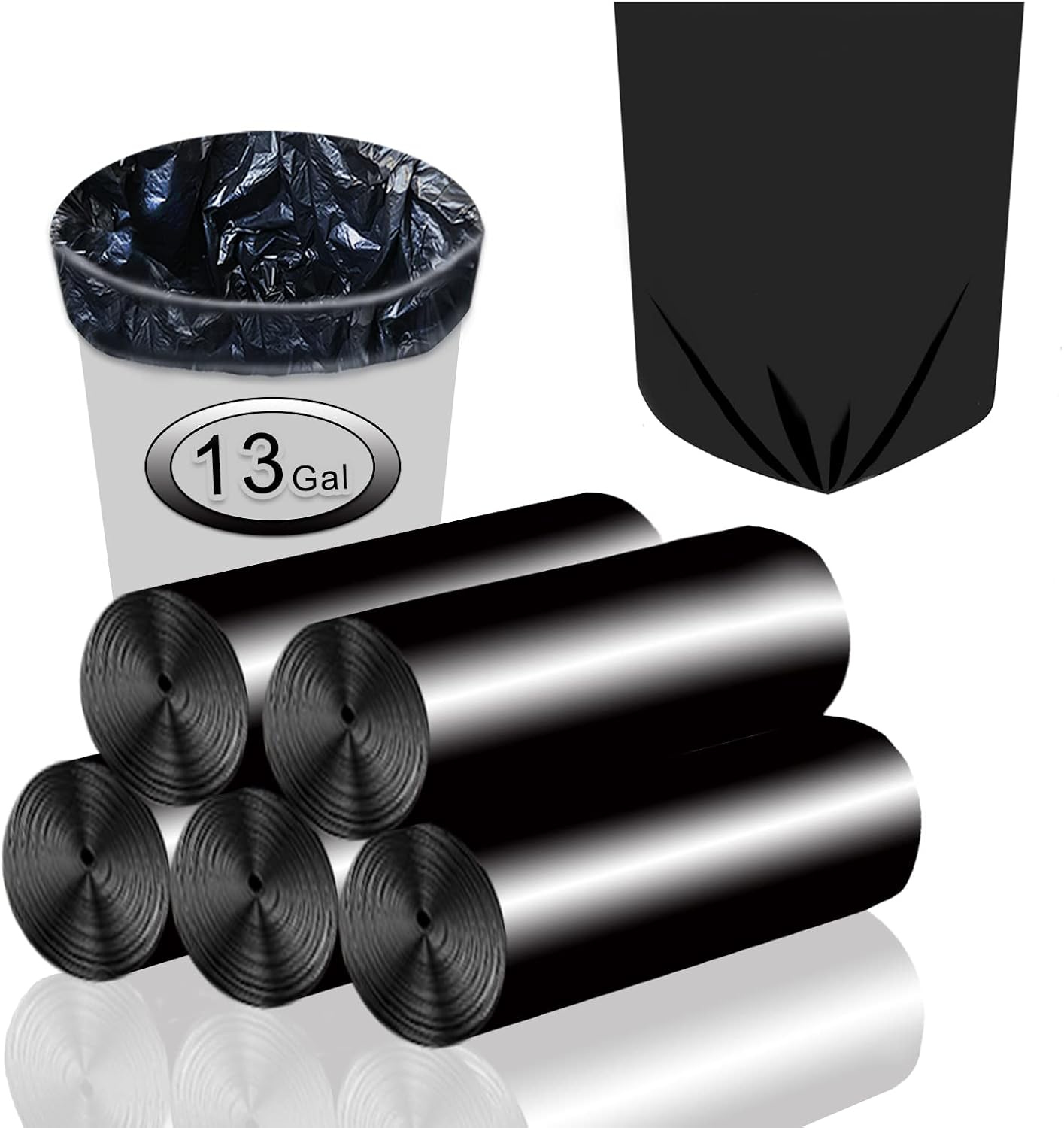 Detalle de Inwaysin Tall Kitchen Trash Bags 13 Gallon