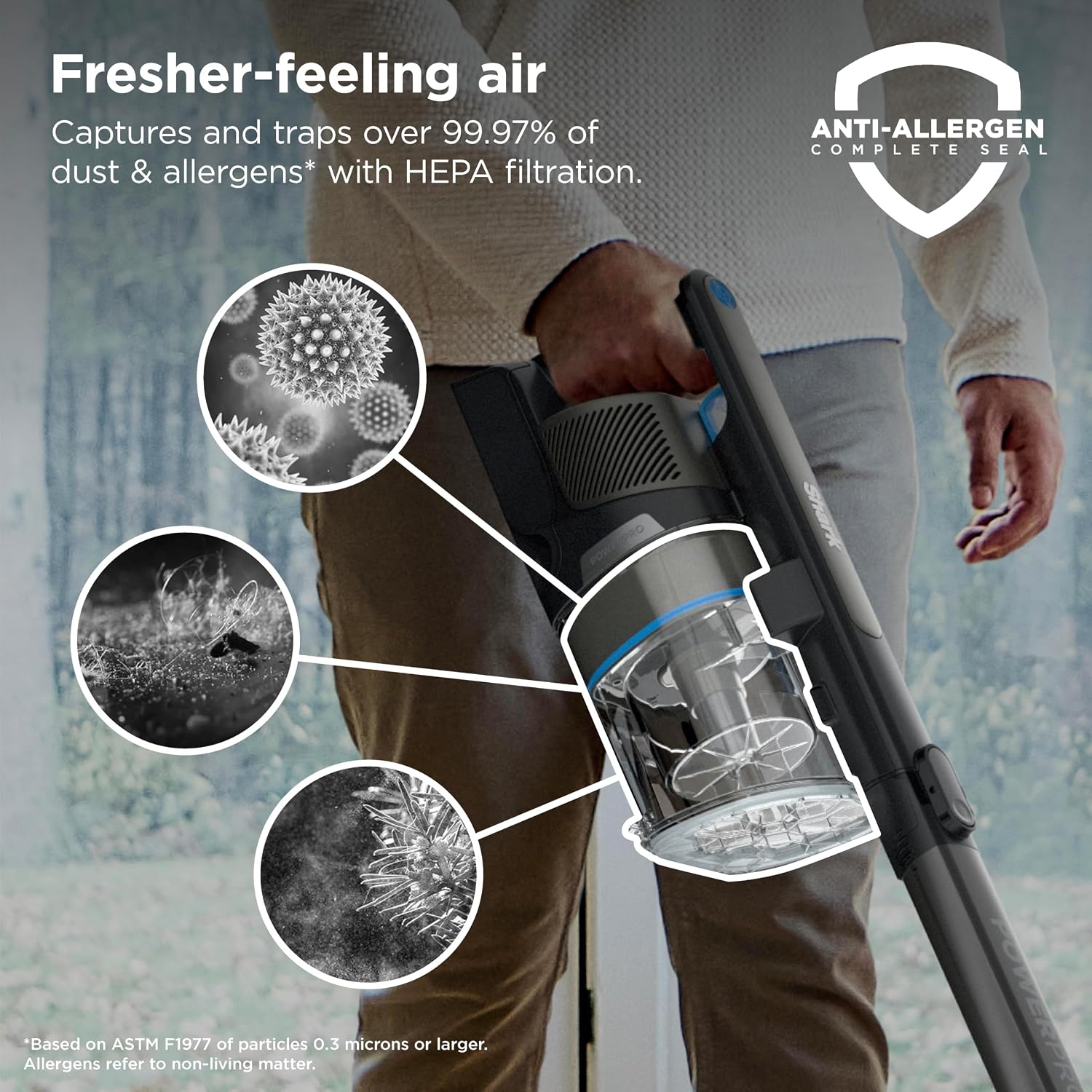 Thumbnail 4 de Shark PowerPro Reveal Plus IZ376H Cordless Vacuum, HEPA, FloorDetect, 40-Min Runtime