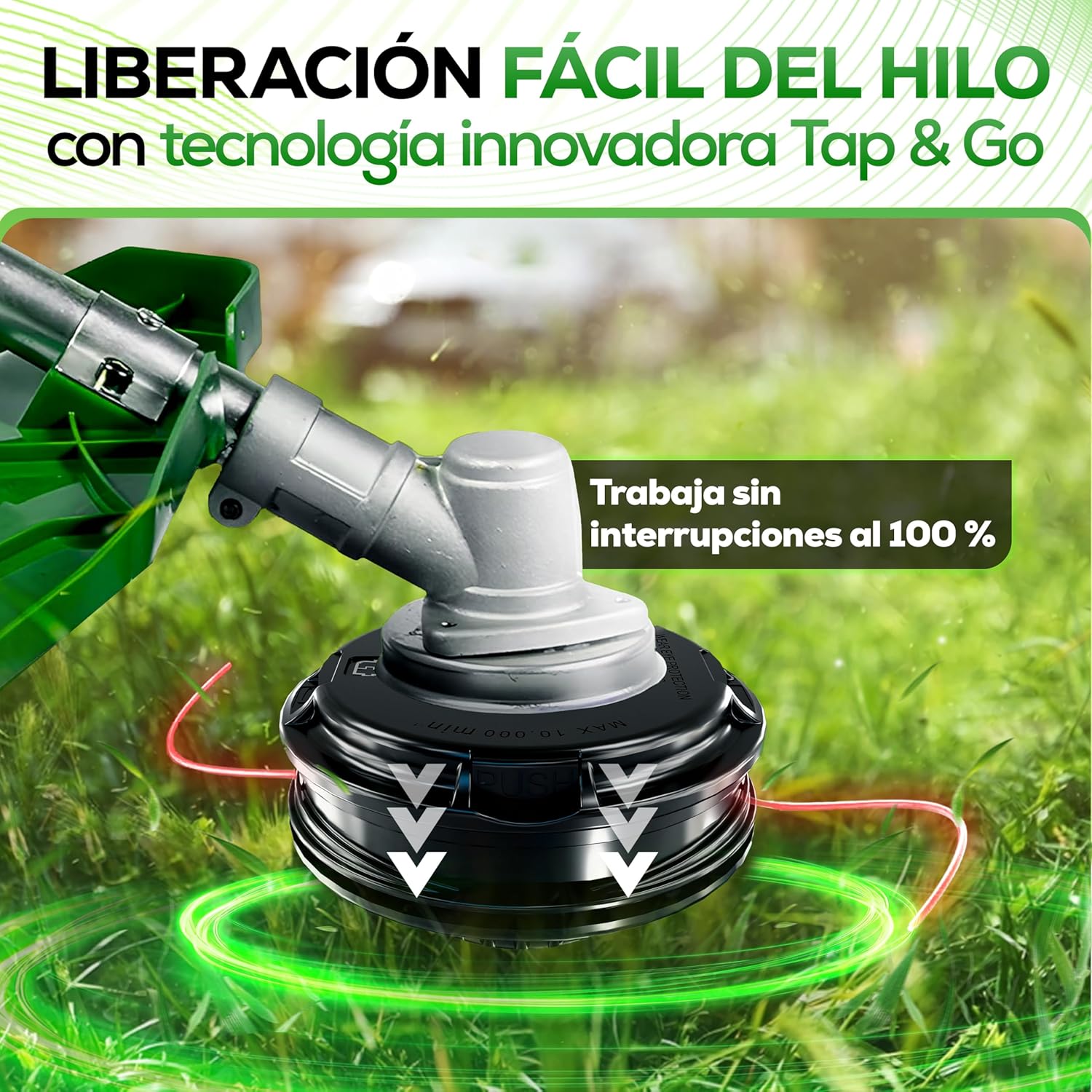 Detalle 2 de Heckenpracht Cabezal Tap & Go para desbrozadora