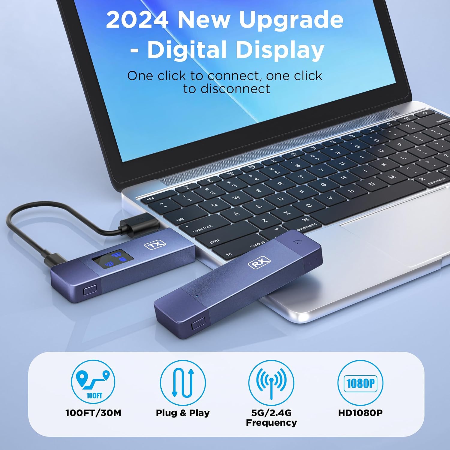 Detalle 2 de Wireless HDMI Transmitter and Receiver 5G