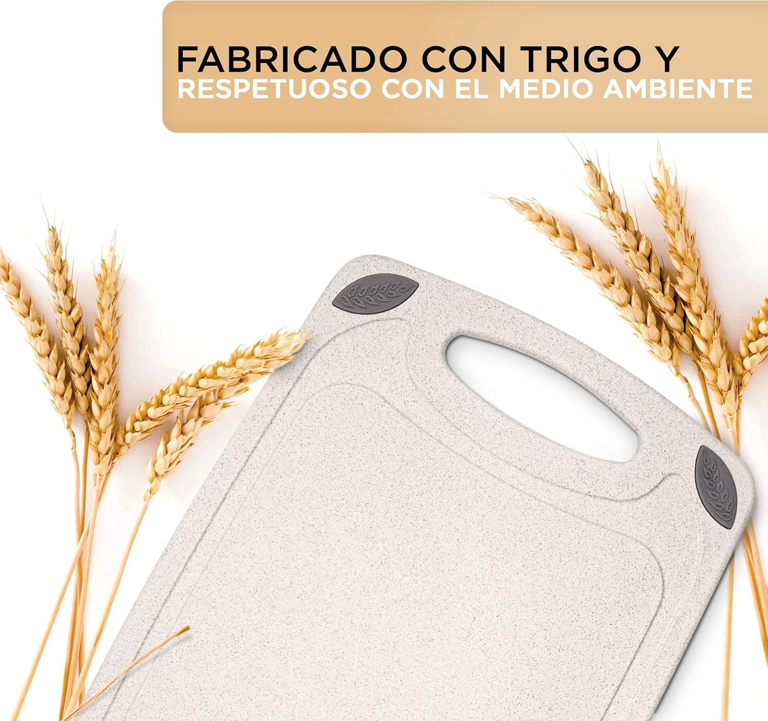 Thumbnail 3 de EXITOSO Tabla de Cortar de Trigo ☘️ Antibacteriana y Lavavajillas