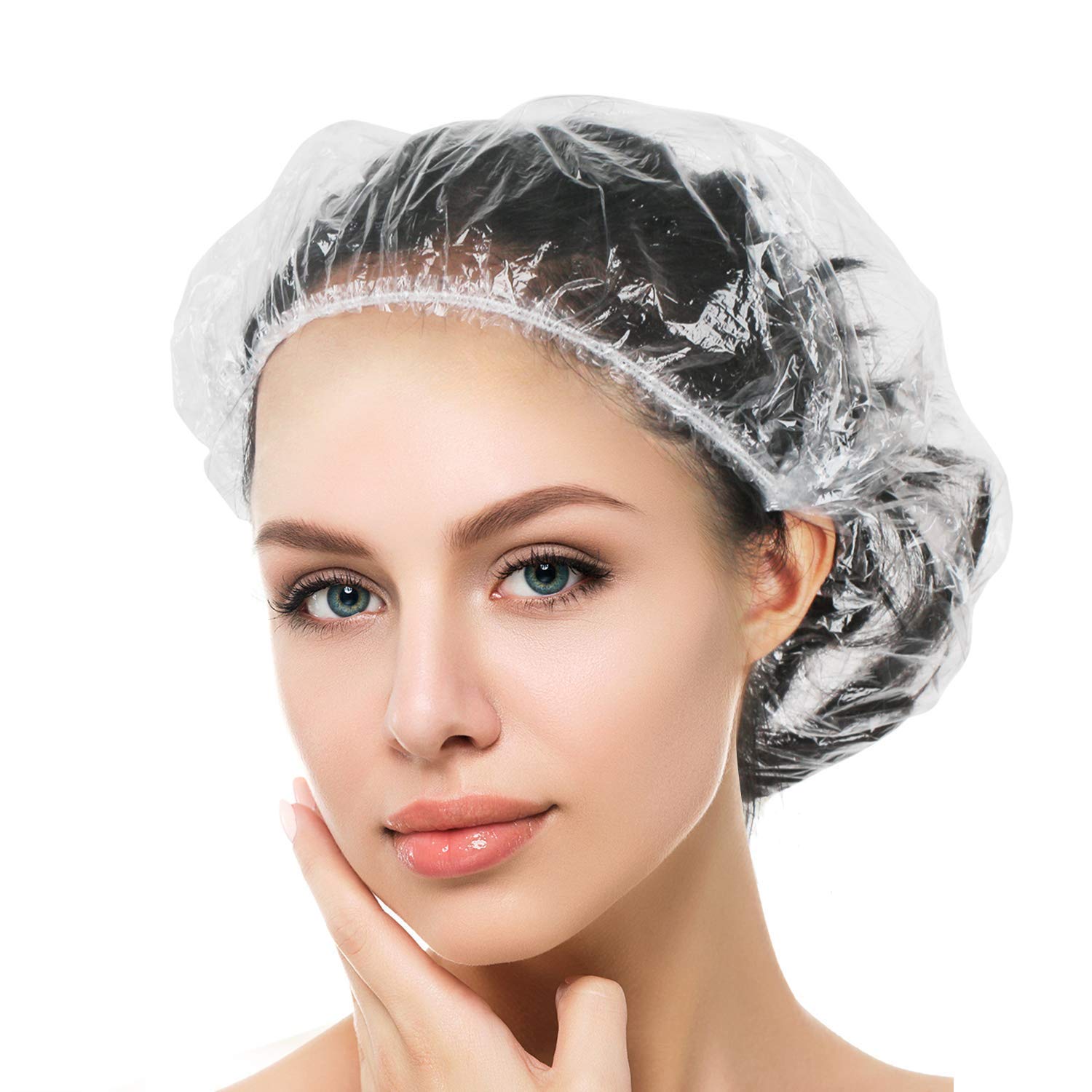 Detalle de Auban 100PCS Disposable Shower Caps