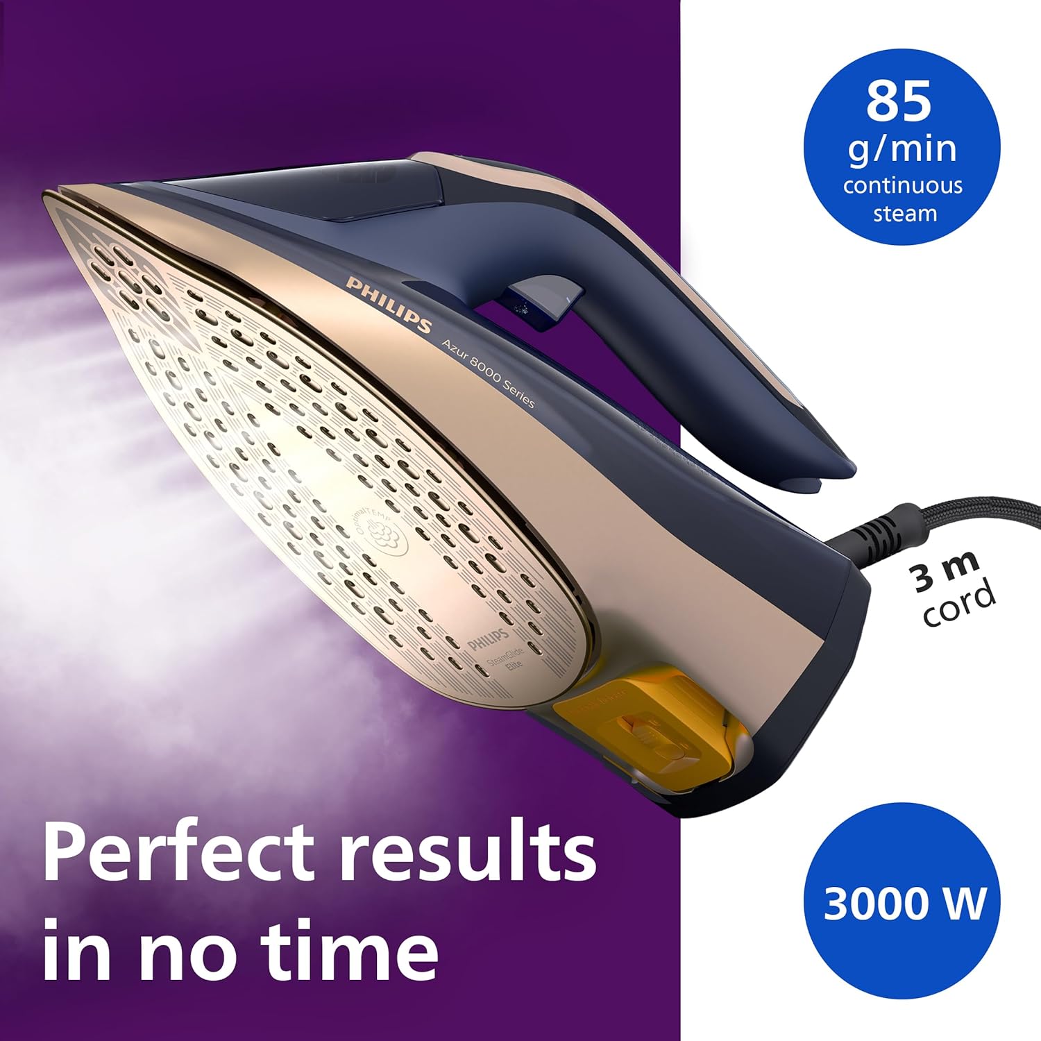 Thumbnail 2 de Philips Azur 8000 Steam Iron DST8050/26