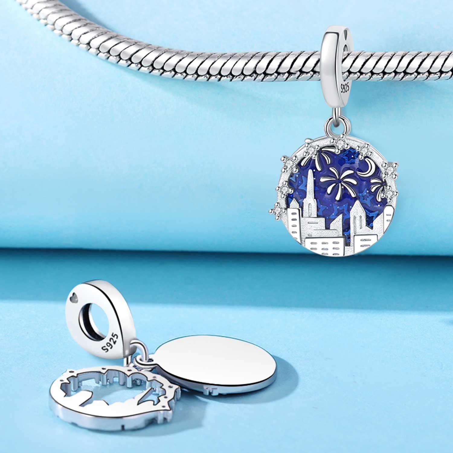 Detalle de PANPOKI Charms Anhänger 925er Sterlingsilber