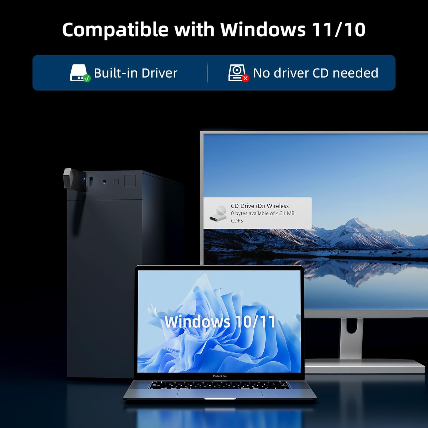 Thumbnail 6 de DBIT AX1800 USB WiFi 6 Adapter