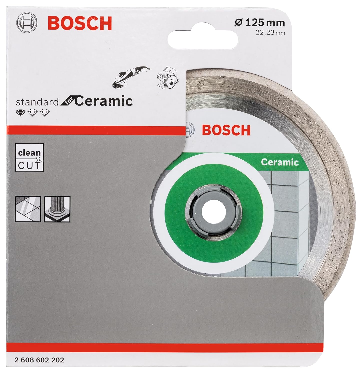 Thumbnail 1 de Bosch Professional Diamanttrennscheibe Standard für Ceramic – Ø125 x 22,23 x 1,6 x 7 mm