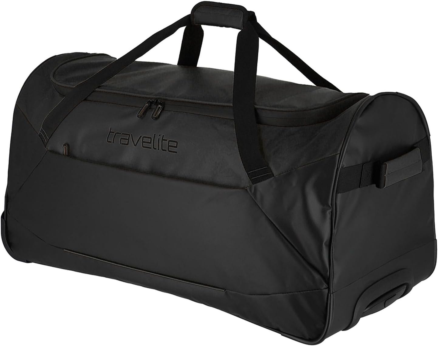 Detalle de Travelite Trolley Reisetasche mit Rollen – wasserabweisendes Allround-Softbag, 98–119 L
