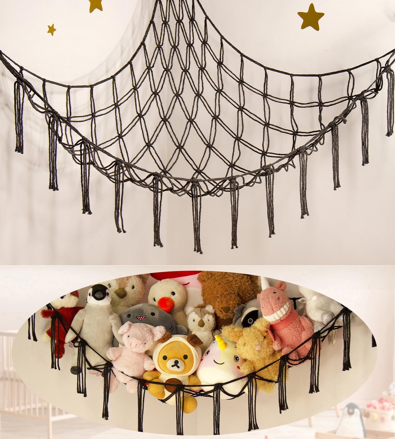 Thumbnail 6 de Baby Teddy Hammock: Plush Toy Storage Net for Nursery and Kids' Rooms