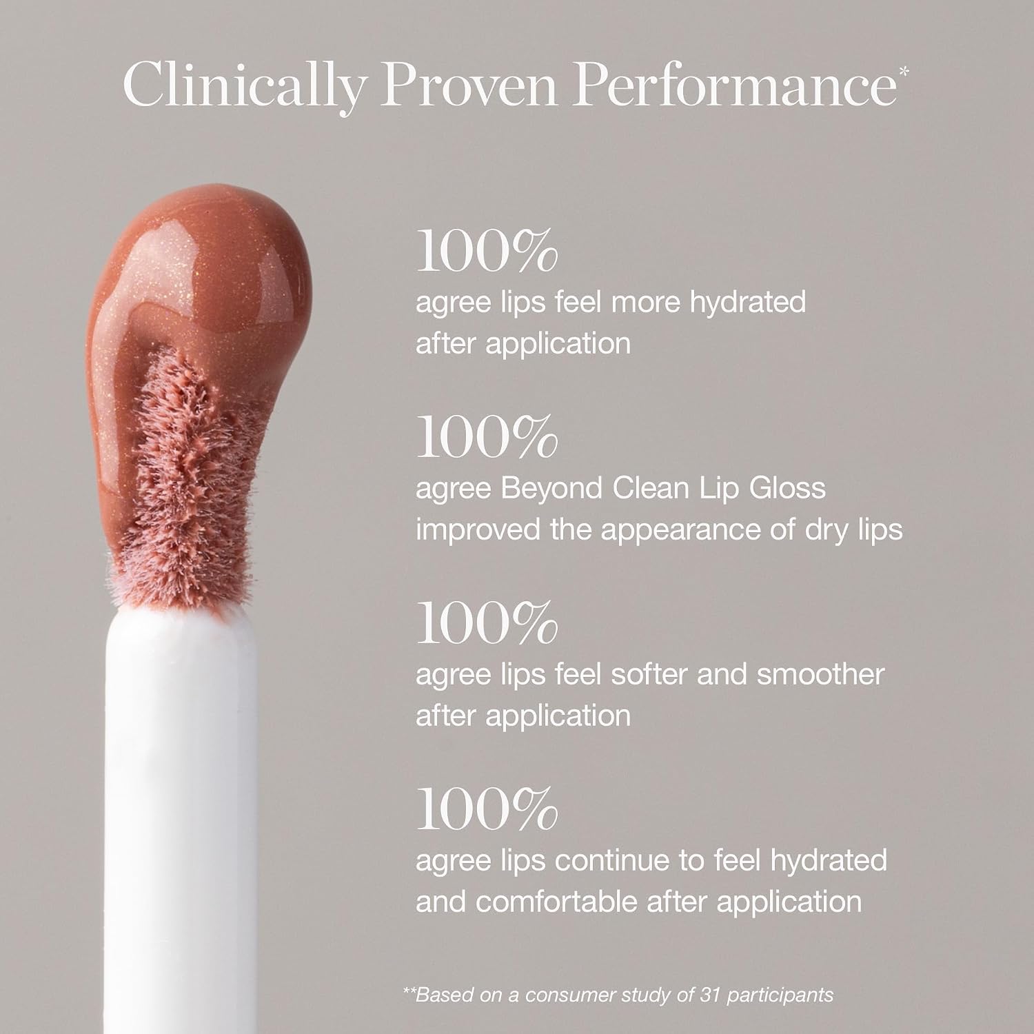 Detalle 2 de Ogee Beyond Clean Lip Gloss Wild Rose ๐