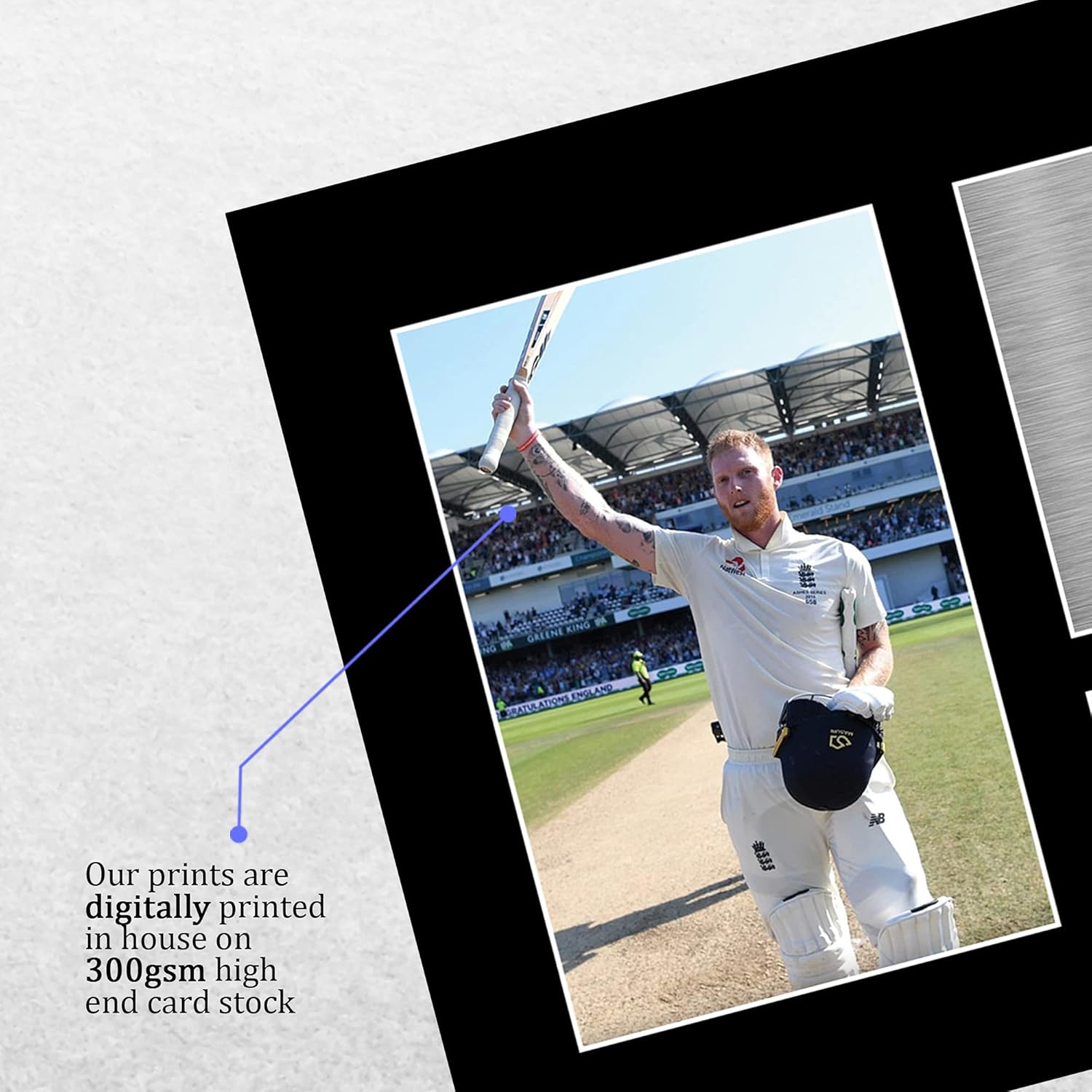 Thumbnail 3 de HWC Trading Ben Stokes England A4 printed signed autograph picture for cricket memorabilia fans