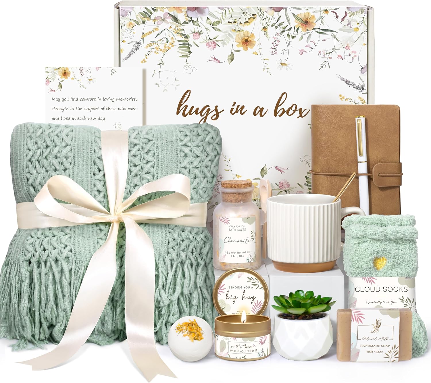 Detalle de Lepiche Get Well Soon Self-Care Package for Women (Sage Green)