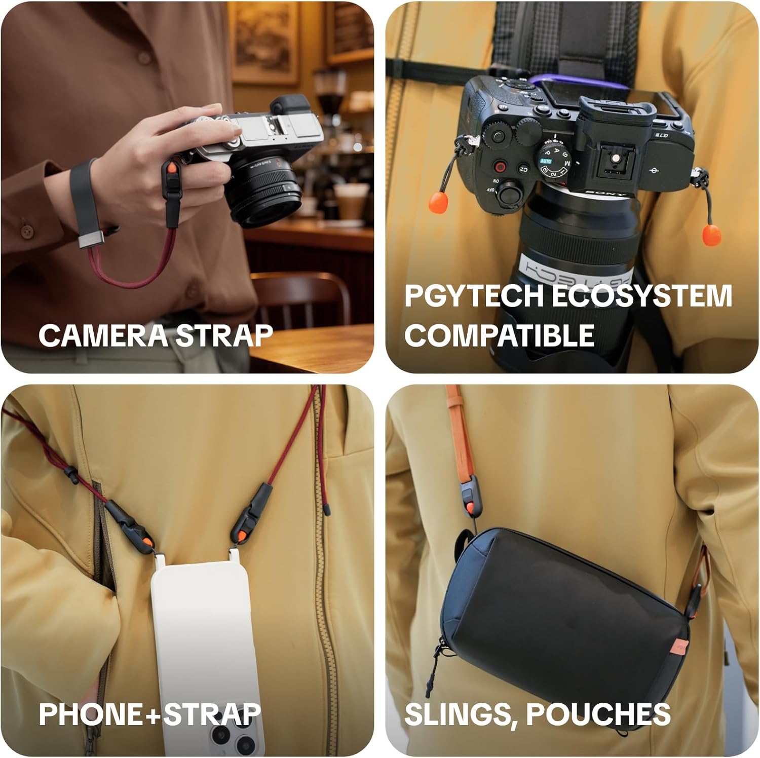 Thumbnail 2 de PGYTECH Set di Sgancio Rapido con Perle di Sgancio Rapido – Compatibile con cinghie PGYTECH