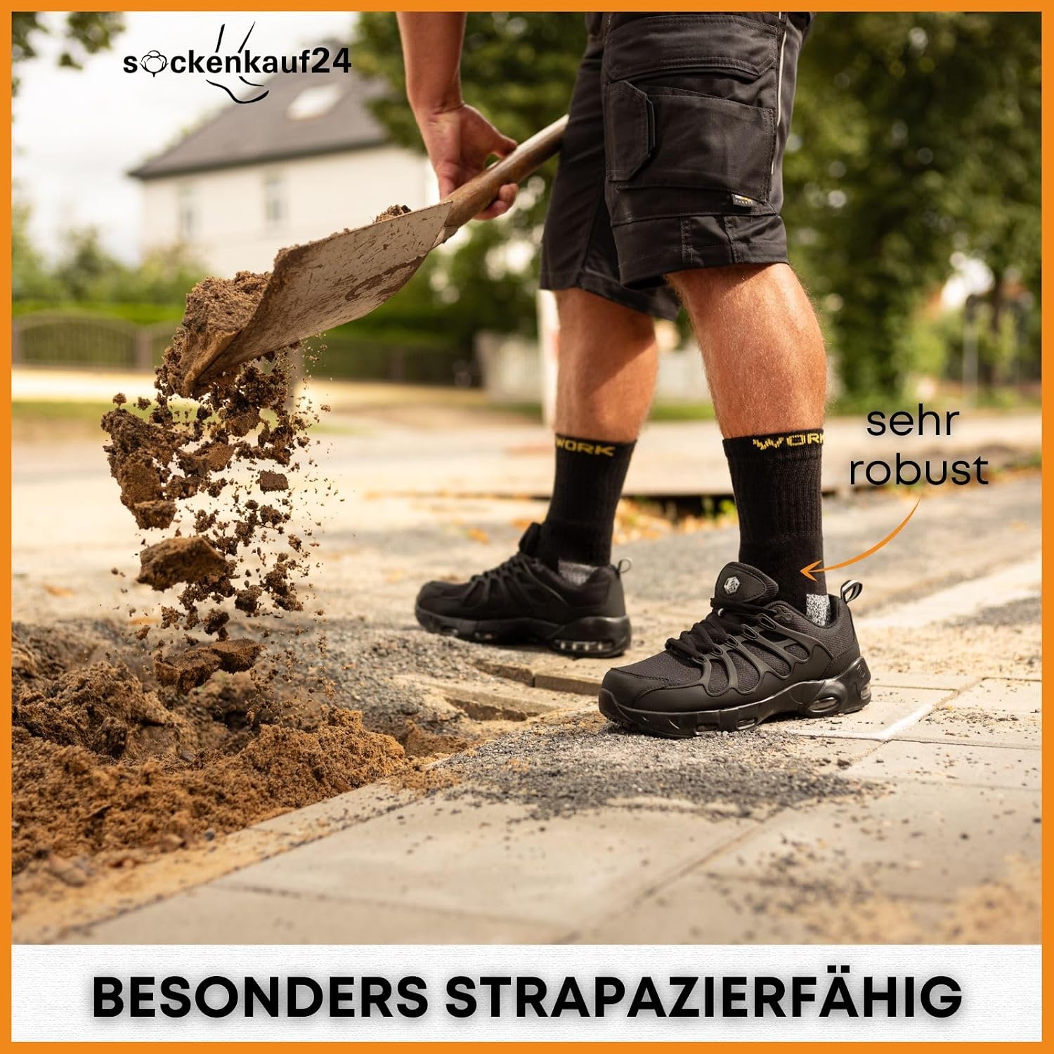 Detalle 2 de Herren Arbeitssocken WORK Socken 10 oder 20 Paar