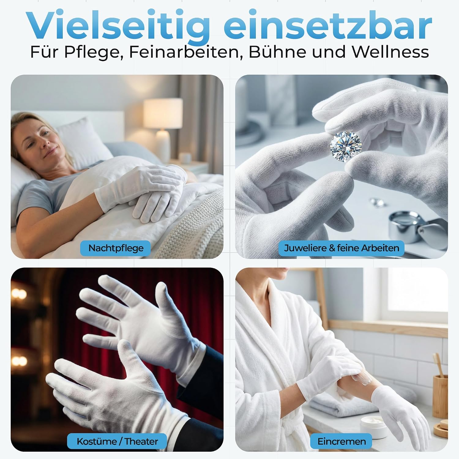Thumbnail 5 de LAVAMED Baumwollhandschuhe 160 g/m²