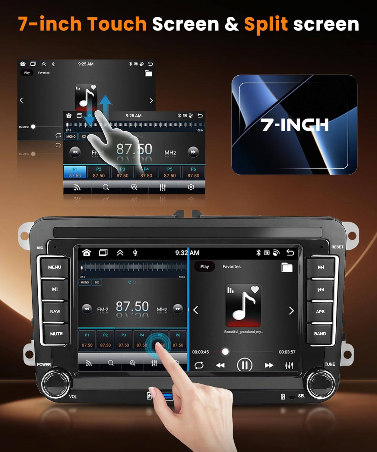 Thumbnail 4 de VECHTEL Radio Android 8N 6G+128G para VW