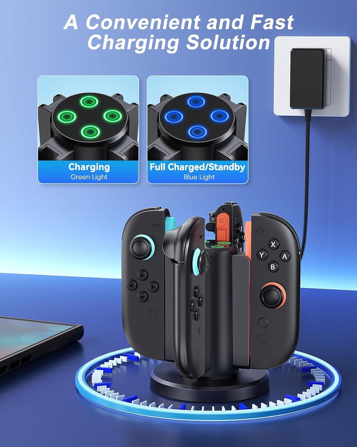 Detalle 2 de Nintendo Switch 2 Controller Charging Dock 2025
