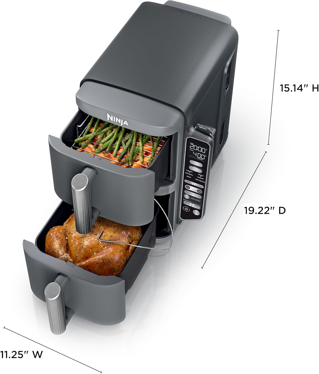 Thumbnail 3 de Ninja DoubleStack XL 10 QT Air Fryer