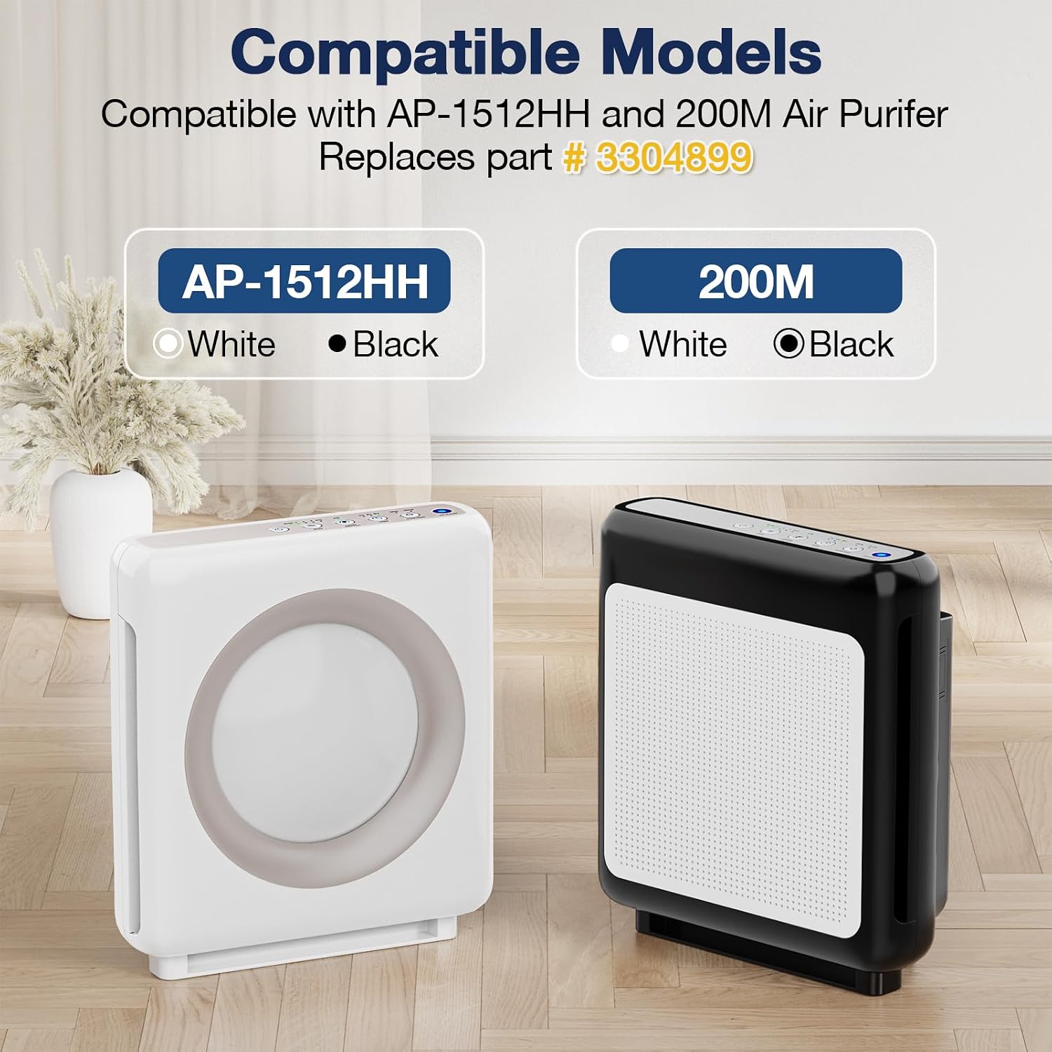 Detalle de AP-1512HH Air Purifier Replacement Filter Set (2 HEPA + 6 Carbon) for Coway Airmega AP-1512HH & Airmega 200M (AP-1518R)