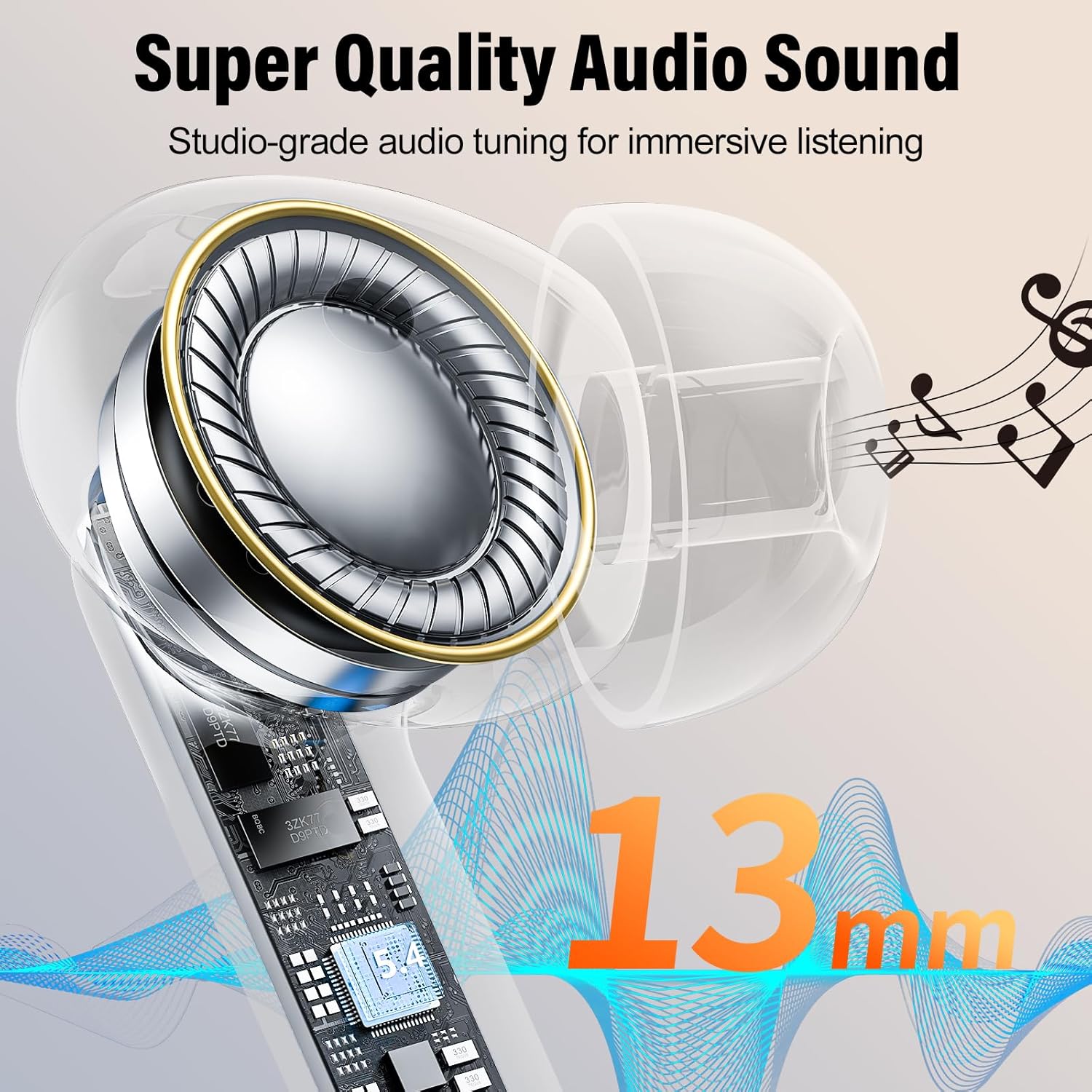 Thumbnail 1 de KI Kopfhörer Übersetzer (A68 Pro) – Bluetooth 5.4 Sprachübersetzer mit 164 Sprachen, ENC-Mikrofon