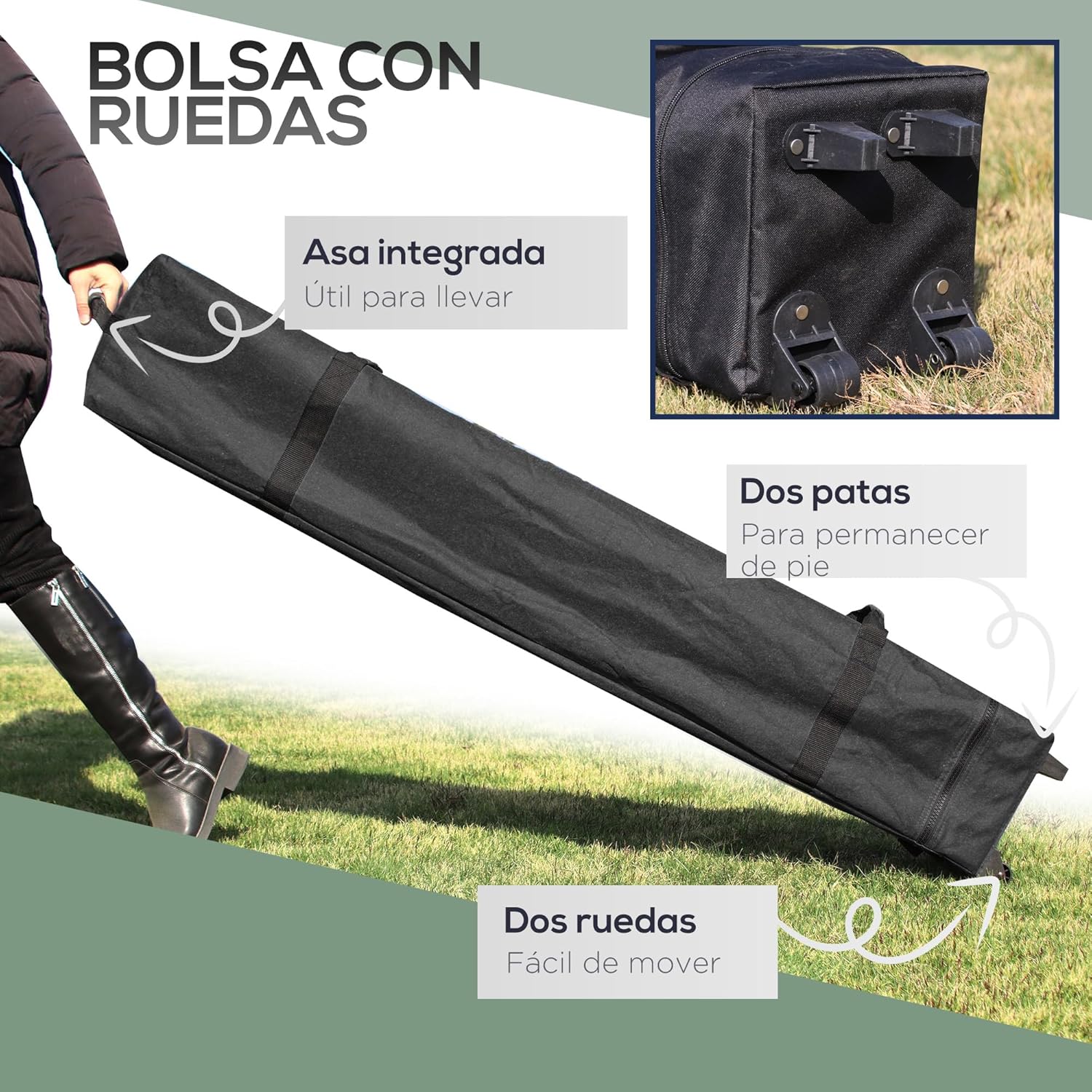Thumbnail 2 de Outsunny Cenador plegable Pop-UP 2,5x2,5 m