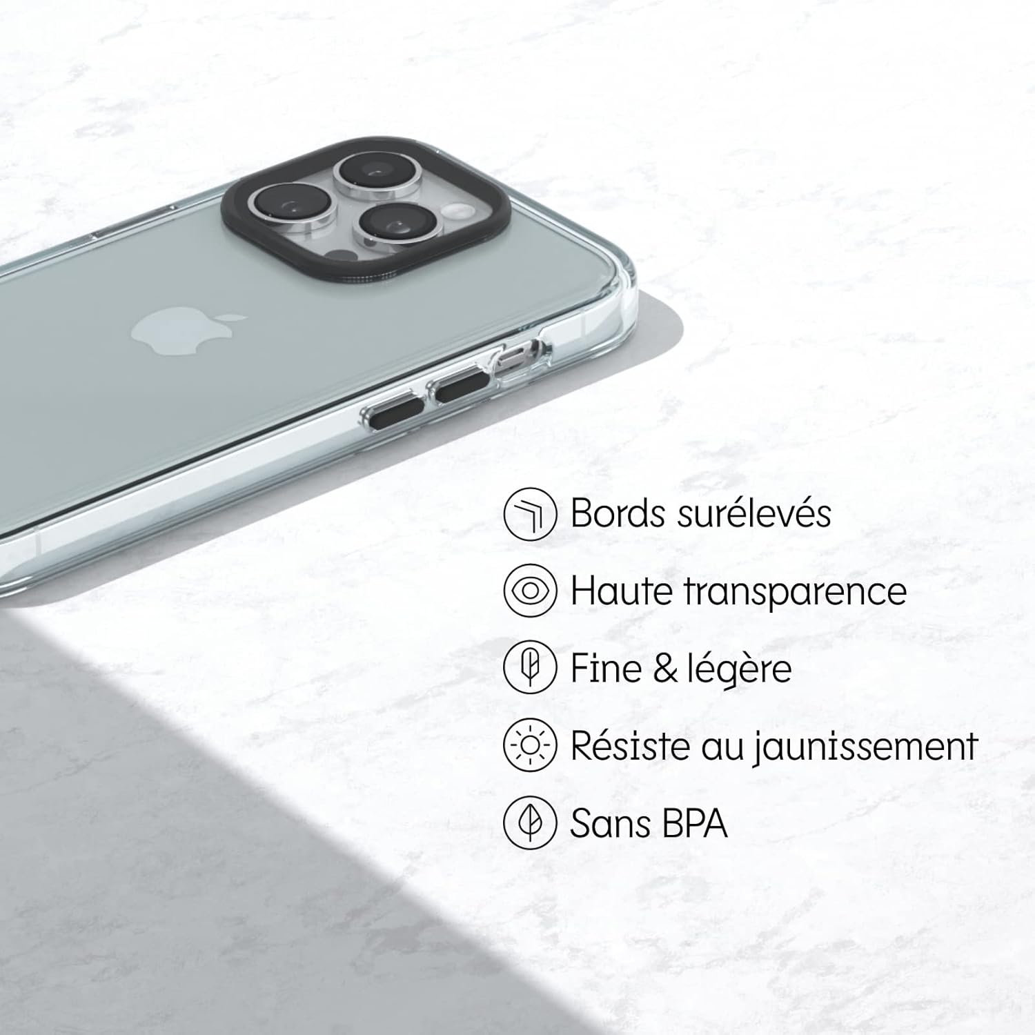 Thumbnail 5 de Coque RhinoShield Clear compatible iPhone 12 Pro Max – haute transparence et contour photo noir