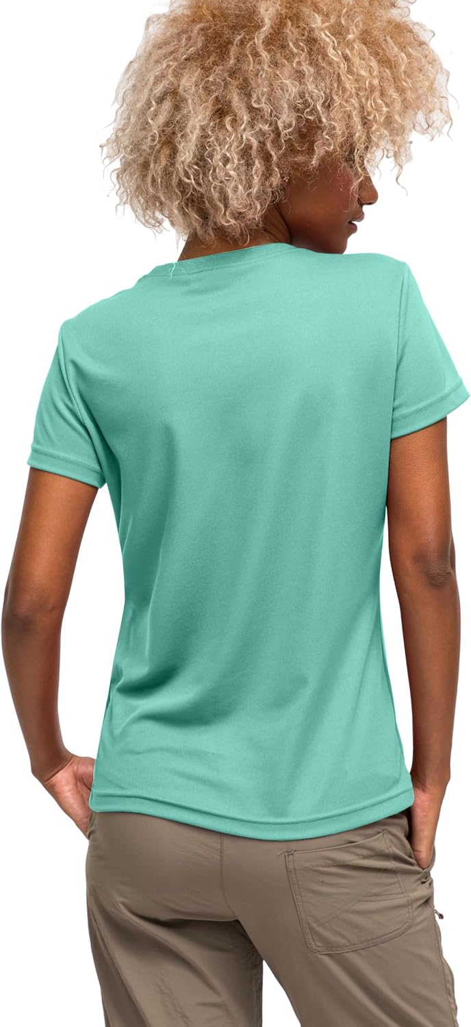 Detalle de Maier Sports Waltraud T-Shirt Femme (Lot de 1) – Confort, Rapidité de séchage et durable