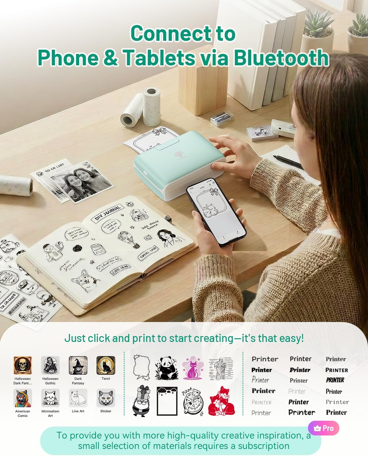 Thumbnail 4 de Phomemo M04S stampante termica 110 mm 🖨