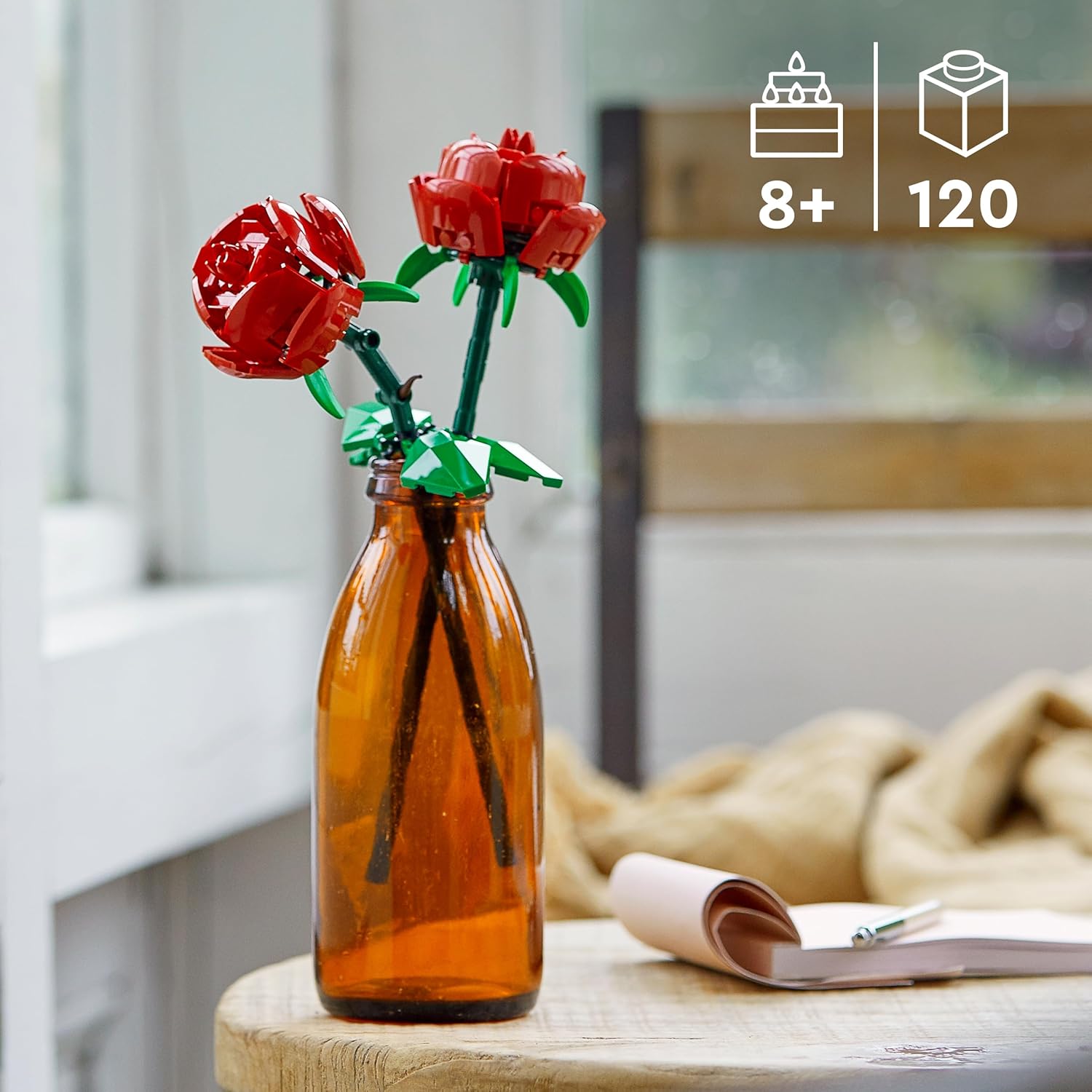Thumbnail 1 de LEGO Botanicals Rose 40460 – set di fiori finti da costruire per Festa della Mamma