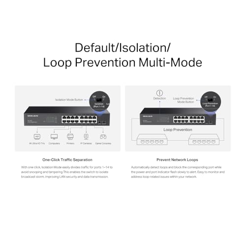 Thumbnail 5 de Mercusys MS116GS Switch Gigabit 16 puertos, 16️⃣