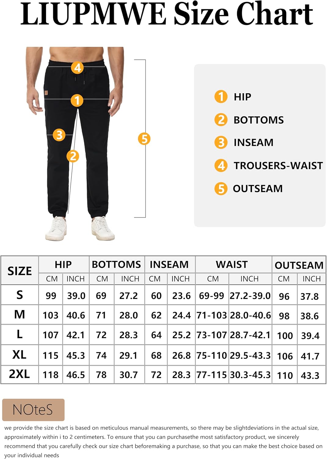 Detalle 2 de LIUPMWE Pantalón cargo algodón Slim Fit S