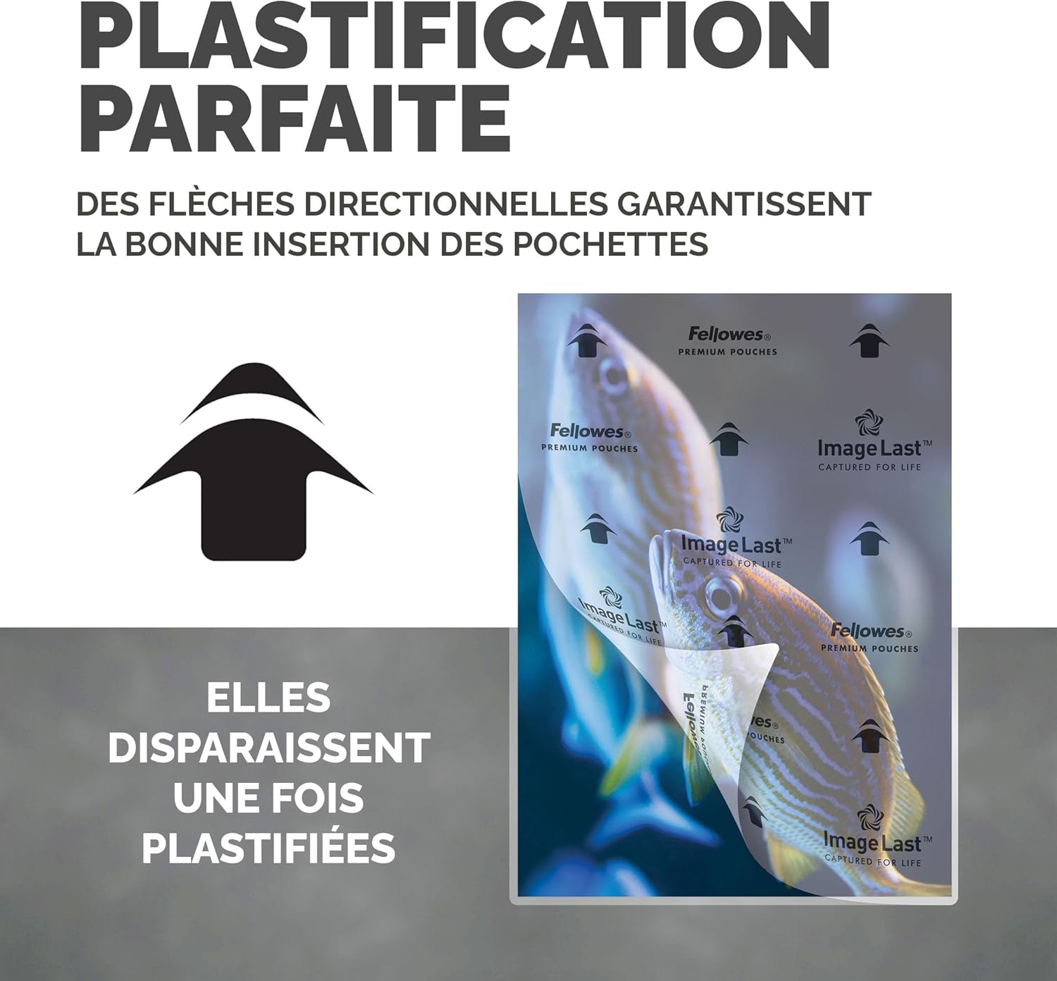 Thumbnail 4 de Fellowes Pochette de Plastification 80 microns – format A3, pack de 100 feuilles, finition brillante