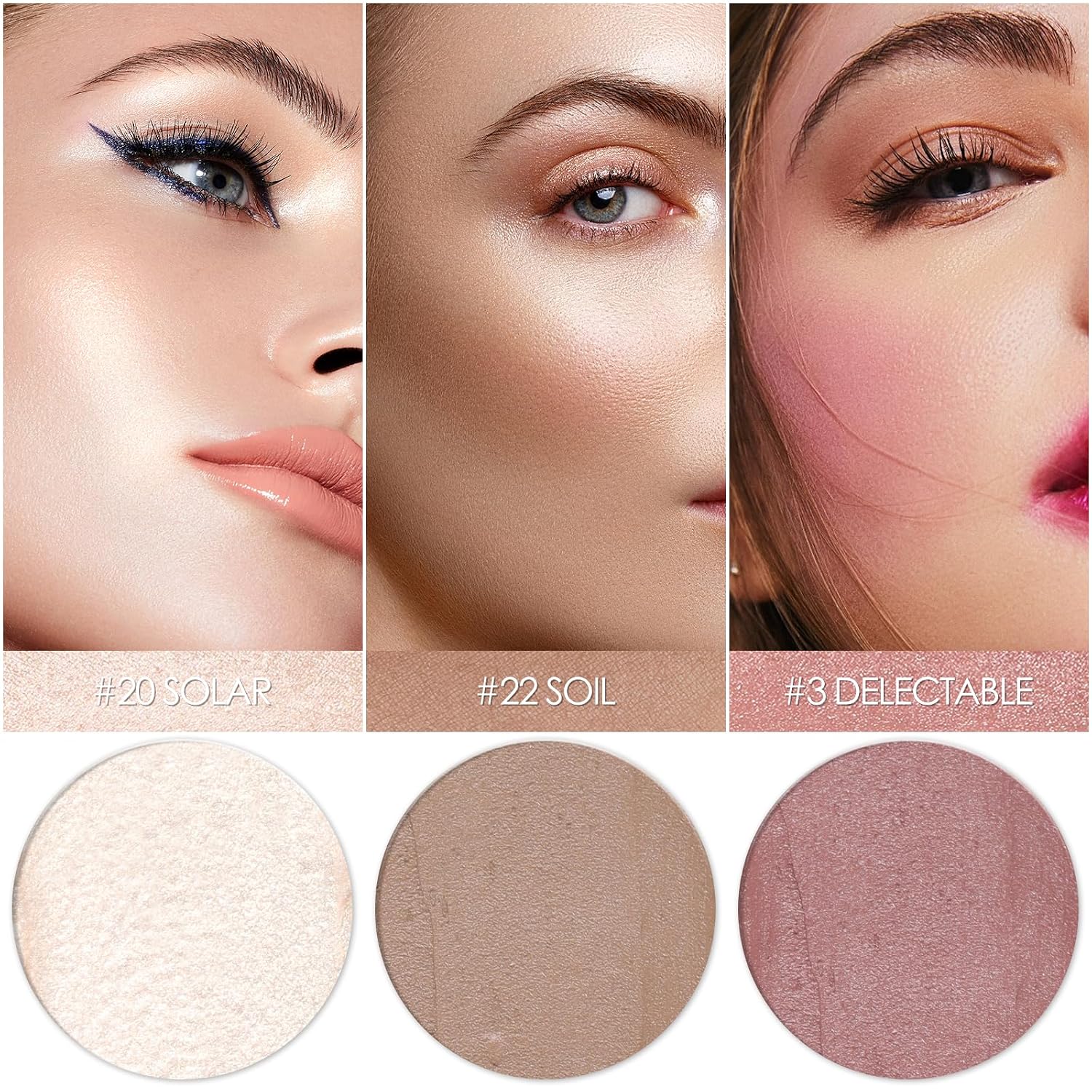 Detalle de Falocutus 3-Piece Contour Stick Set LIGHT-WARM 💄
