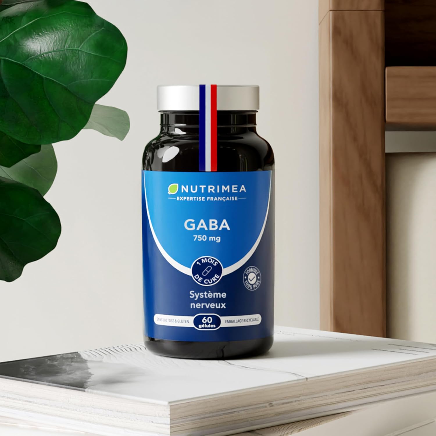 Thumbnail 6 de GABA 750 mg/j Sans Excipient Nutrimea — calme, sérénité et sommeil plus serein