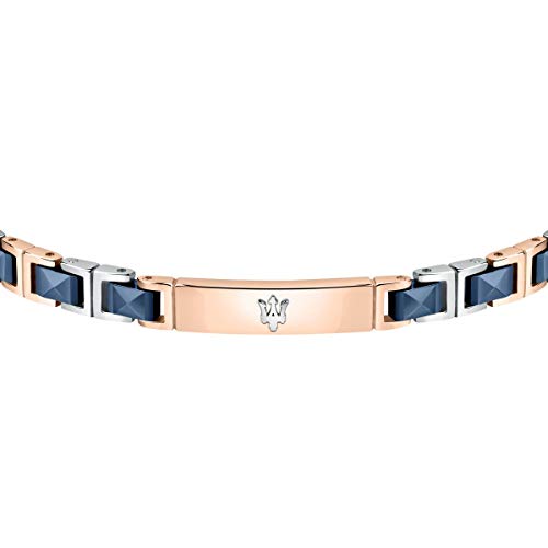Thumbnail 1 de Maserati Jewels Bracciale Uomo 22 cm in Acciaio, Ceramica e PVD – JM420ATI05