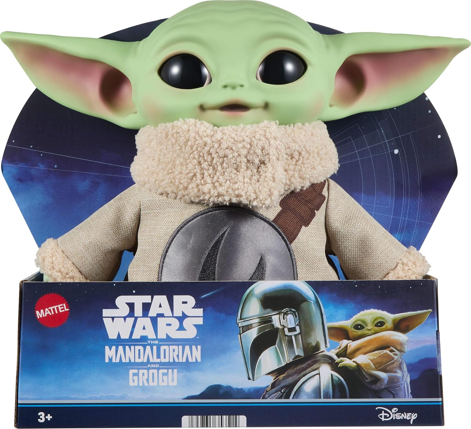 Detalle de Grogu peluche 28 cm da Mattel per Star Wars: The Mandalorian