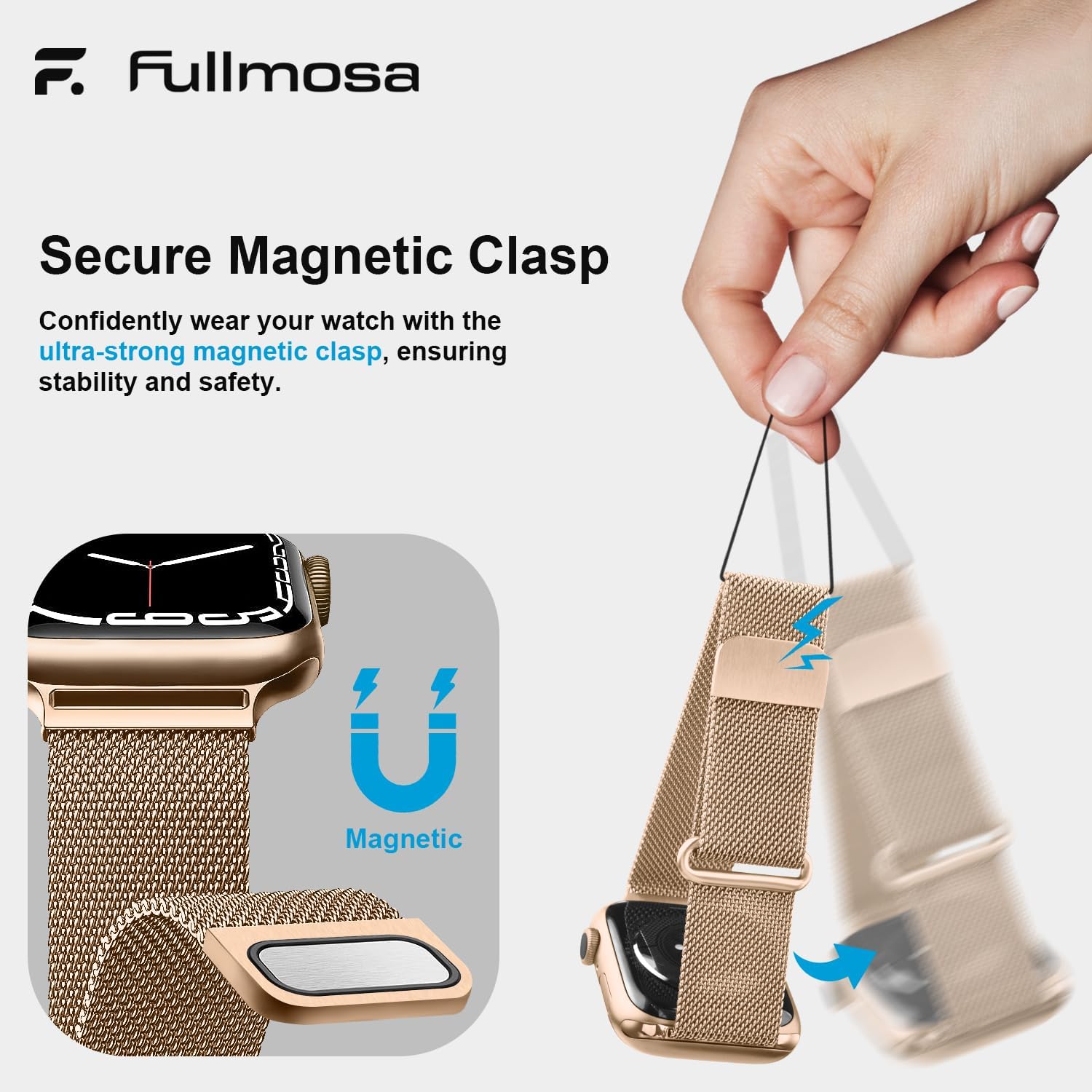 Thumbnail 5 de Fullmosa Magnetic Milanese Loop 40mm