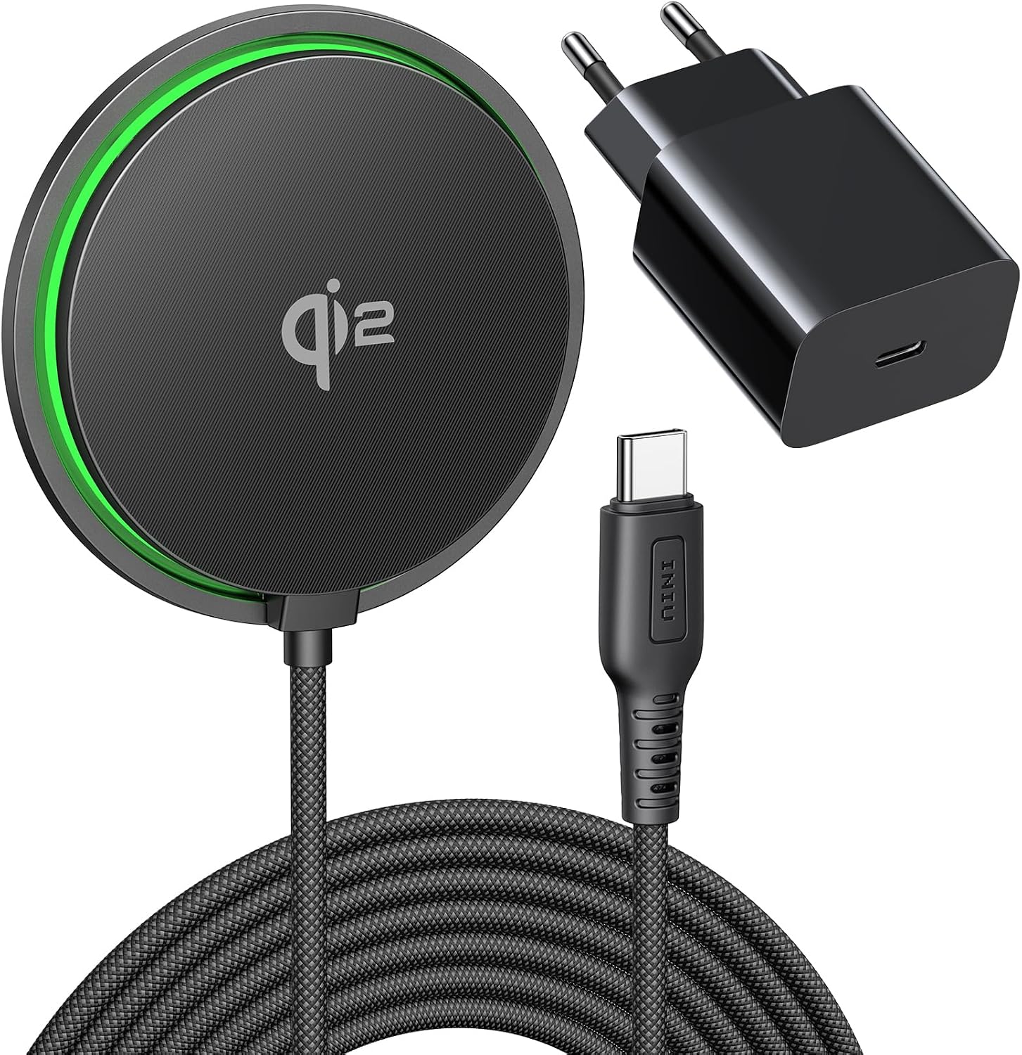 Detalle de INIU Caricatore Wireless Qi2 15W MagSafe