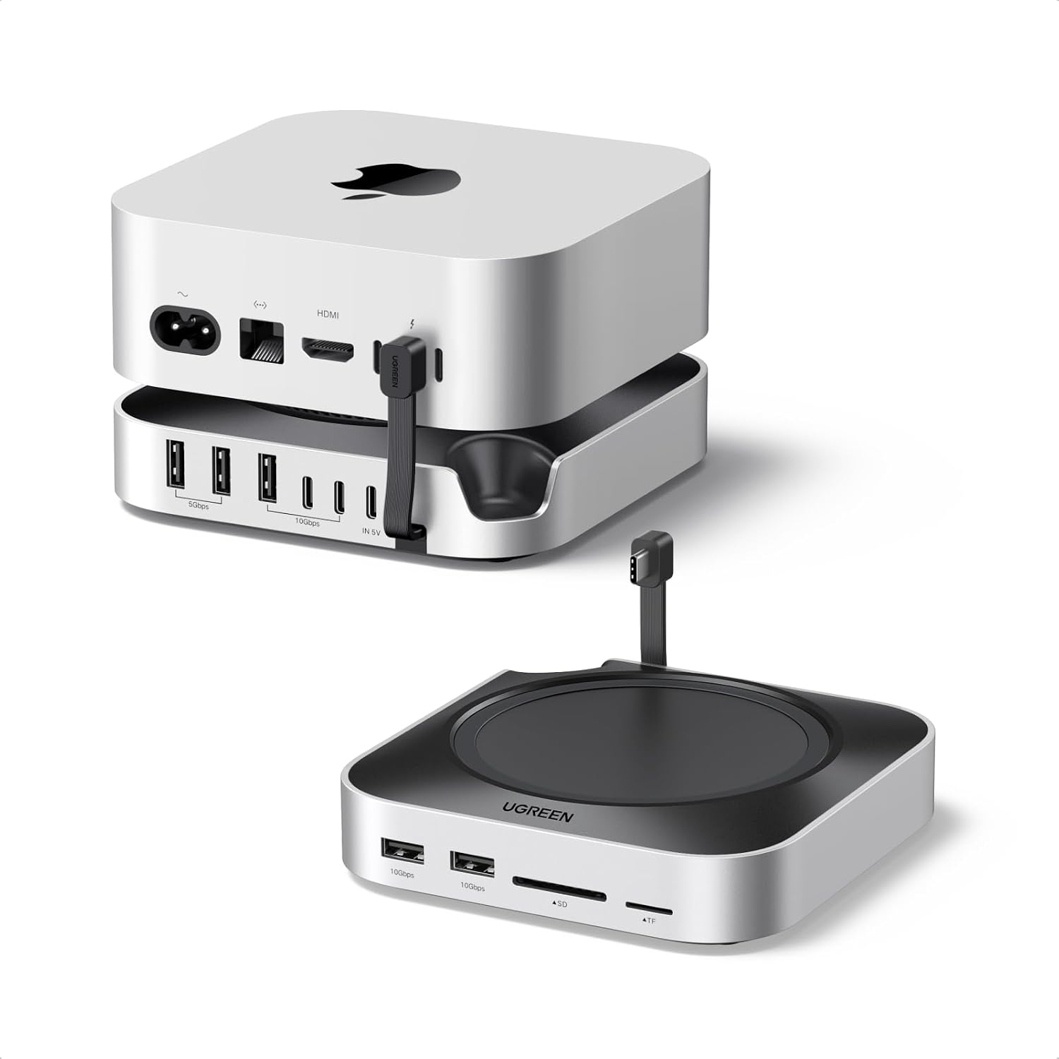 Detalle 2 de UGREEN Mac mini docking station with M.2 NVMe slot