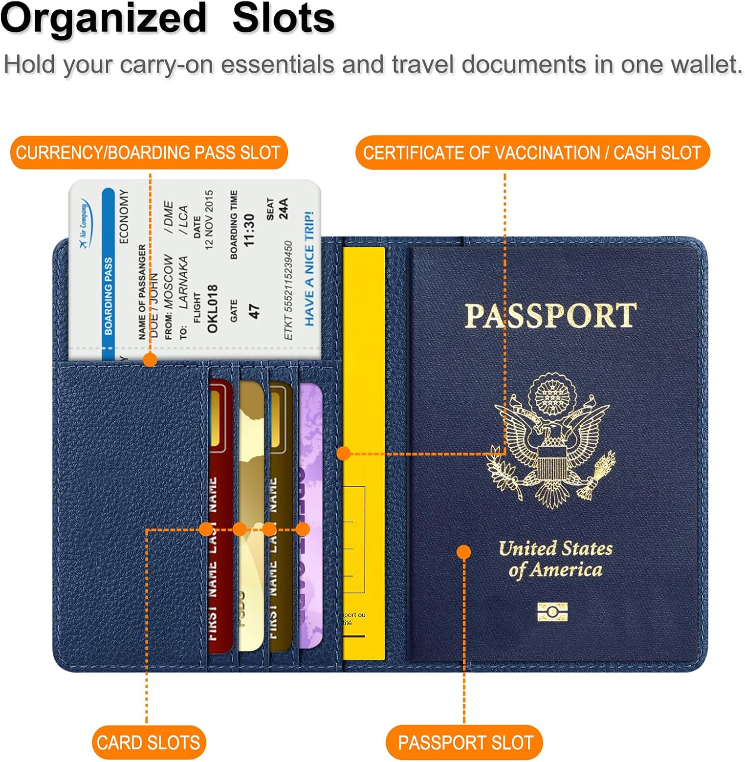 Thumbnail 3 de FINTIE Porta Passaporto da Viaggio con protezione RFID e custodia per documenti
