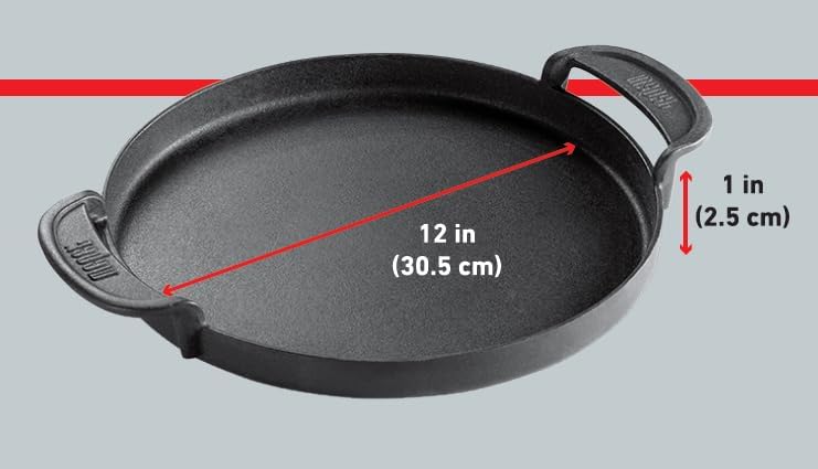 Detalle 2 de Weber 7421 – żeliwna płyta do Gourmet BBQ System, równomierne ciepło