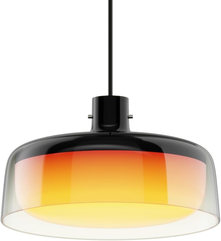 Detalle de Govee Pendelleuchte mit Smart RGBIC, Weißlicht und Matter – Segmentierungskontrolle für den Esstisch