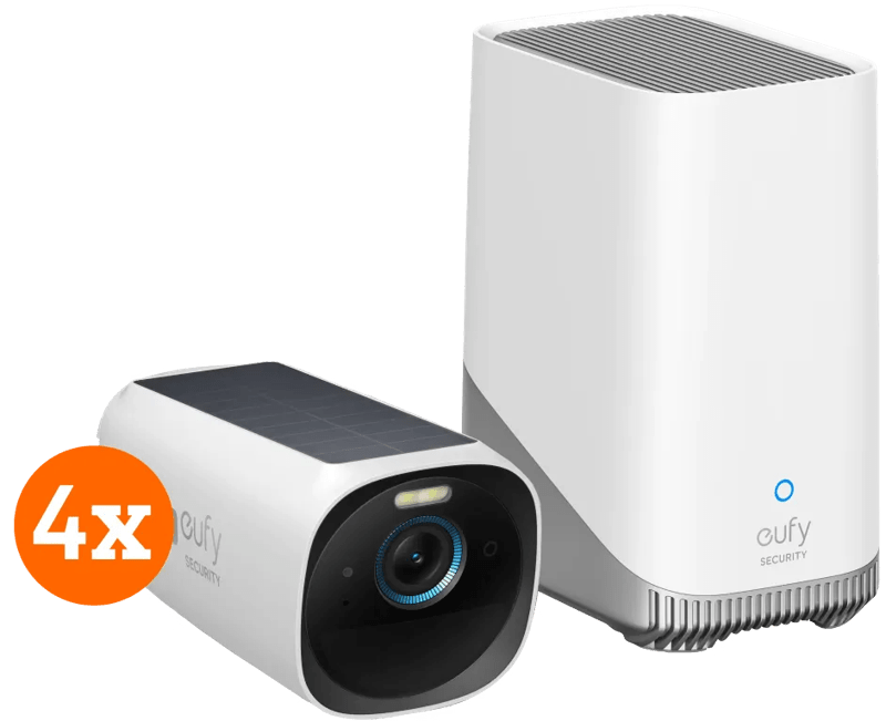 Detalle de eufy eufyCam 3 Viererpack mit 4 Kameras