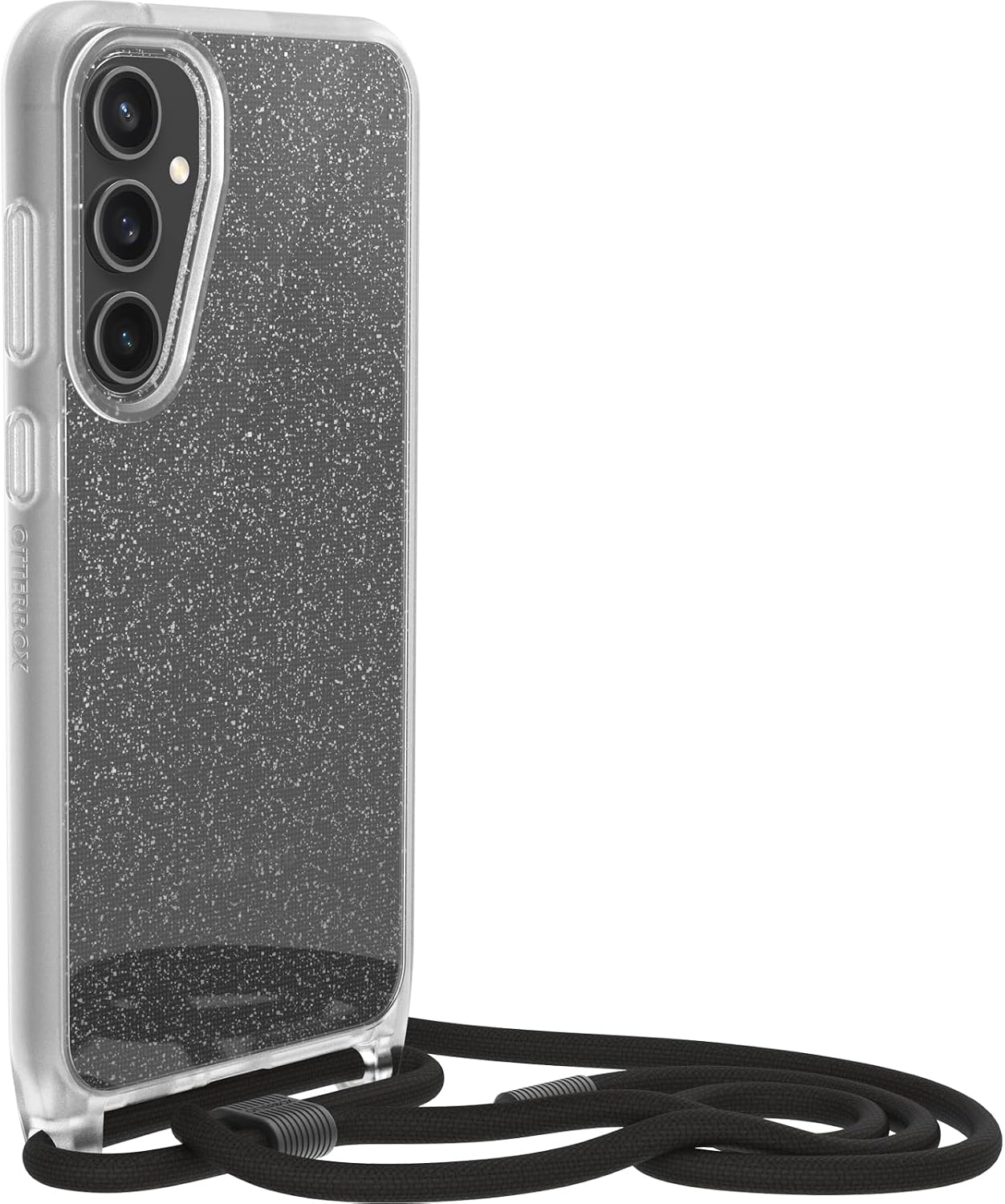 Detalle 1 de OtterBox React Necklace Case for Samsung Galaxy S23 FE (Stardust - Clear) with adjustable detachable strap