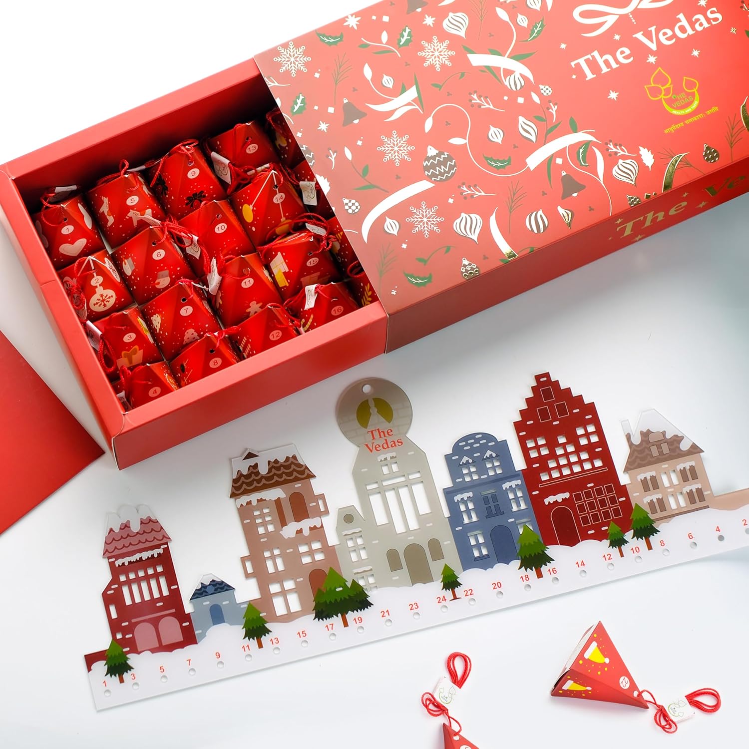 Thumbnail 6 de The Vedas thés – Coffret cadeau Sélection Assortiment (12 mélanges, 48 sachets pyramidaux en coton)