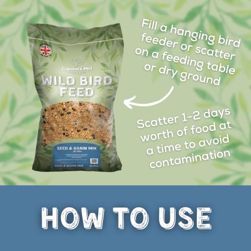Detalle de Copdock Mill Wild Bird Seed & Grain Mix 20kg Bag