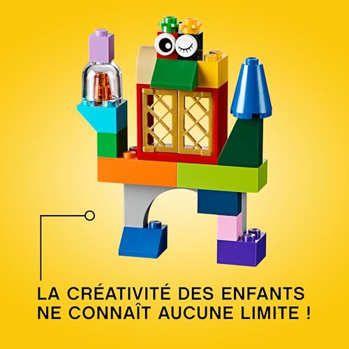 Detalle de LEGO Classic La Boîte de Briques Créatives Deluxe – Jeu Créatif avec Espace de Rangement (10698)