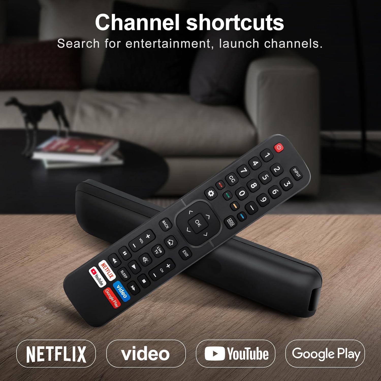 Thumbnail 6 de Hisense TV Remote Replacement (2 Pack) – Universal, No Pairing Needed, Backups for Lost or Broken Remotes