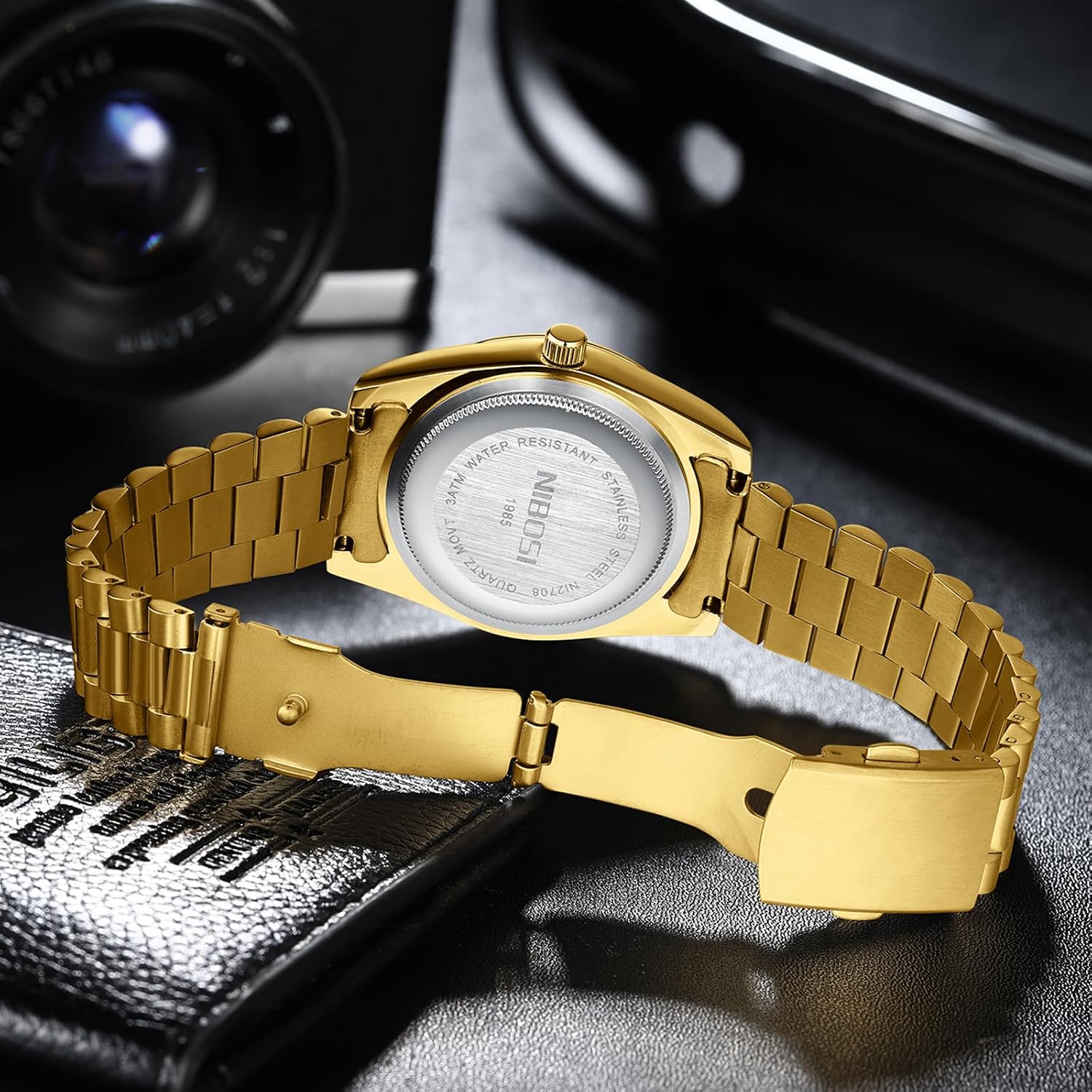 Detalle de NIBOSI Men analogue quartz watch 39 mm