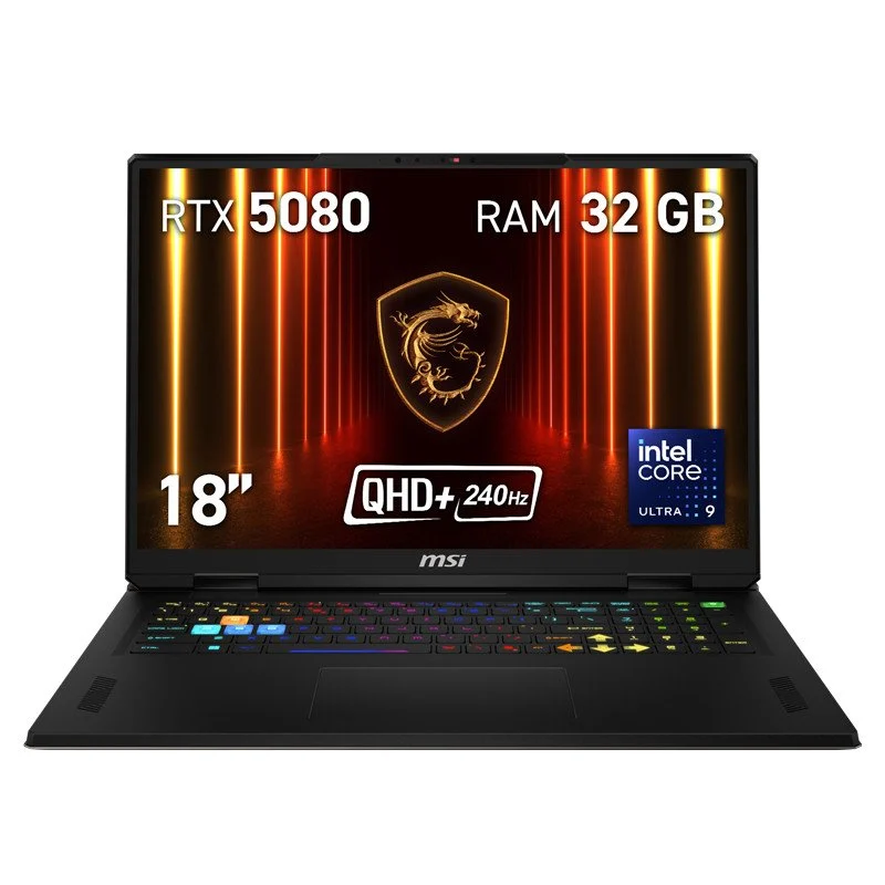Detalle de MSI Vector 18 HX AI RTX 5080